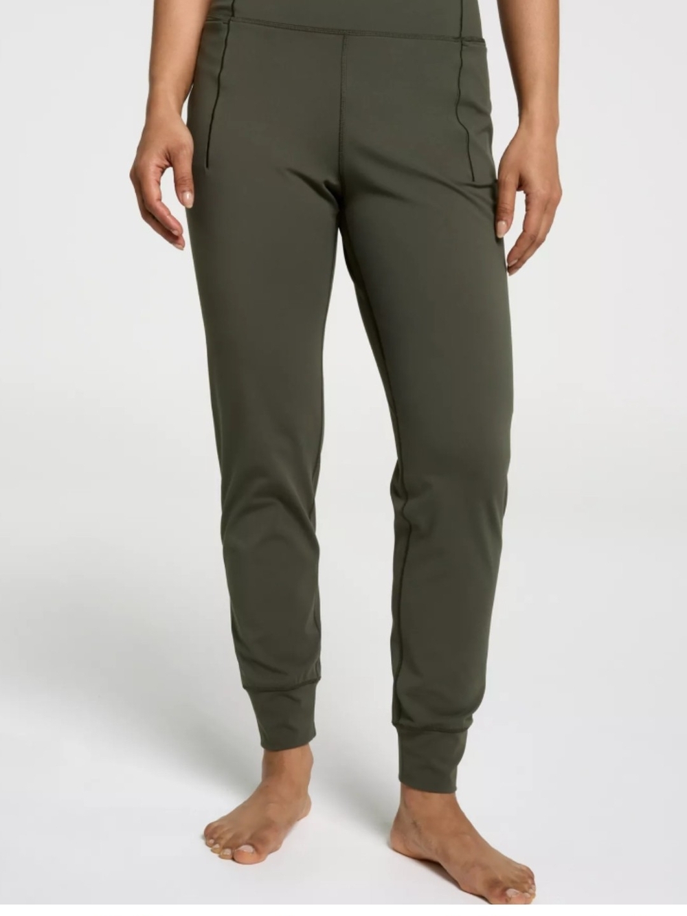 CALIA by Carrie Underwood Olive Green High-Rise Jogger Pants